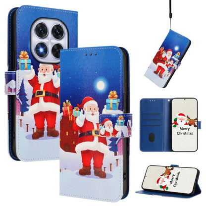 Christmas Series Buckle Leather Phone Case with Hand Strap, For Redmi Note 15 Pro+ 5G 163.3mm/Poco M8 Pro 5G, For Redmi Note 15 5G / 4G 164mm / Poco M8 5G, For Redmi 15C 5G / 4G EU 173mm / Poco C85 5G, For Xiaomi Poco M7 4G 169mm                       ...