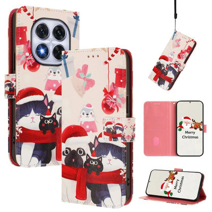 Christmas Series Buckle Leather Phone Case with Hand Strap, For Redmi Note 15 Pro+ 5G 163.3mm/Poco M8 Pro 5G, For Redmi Note 15 5G / 4G 164mm / Poco M8 5G, For Redmi 15C 5G / 4G EU 173mm / Poco C85 5G, For Xiaomi Poco M7 4G 169mm                       ...
