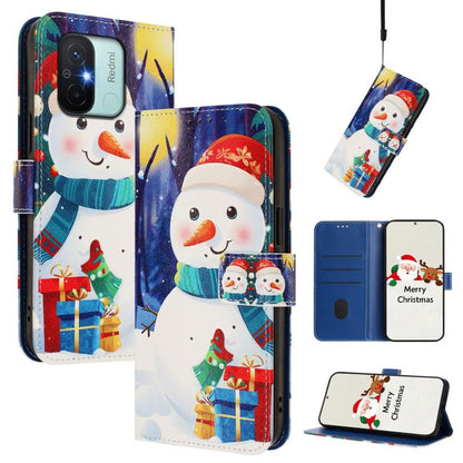 Christmas Series Buckle Leather Phone Case with Hand Strap, For Xiaomi Poco X6 Pro, For Xiaomi 14 Ultra 5G, For Xiaomi 14 Pro 5G, For Xiaomi 14 5G, For Xiaomi 13T / 13T Pro / Redmi K60 Ultra 5G, For Xiaomi 13 Ultra, For Xiaomi Civi 3 5G                ...