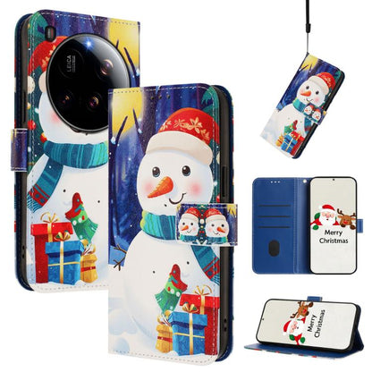 Christmas Series Buckle Leather Phone Case with Hand Strap, For Xiaomi 15T Pro 5G, For Xiaomi 15T 5G, For Xiaomi 15S Pro 5G, For Xiaomi Poco F7 / Redmi Turbo 4 Pro, For Xiaomi Poco F7 Ultra / Redmi K80 Pro, For Xiaomi Poco F7 Pro / Redmi K80           ...