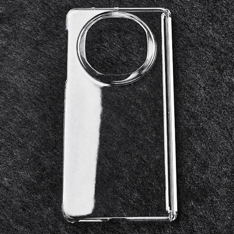 Transparent PC Dual Axis Shockproof Phone Case, For Huawei Pura X Max, For Huawei Mate X7, For Huawei Mate X6, For Huawei Mate X5