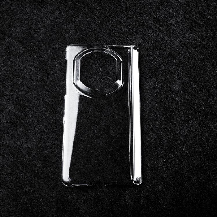 Transparent PC Dual Axis Shockproof Phone Case, For Huawei Pura X Max, For Huawei Mate X7, For Huawei Mate X6, For Huawei Mate X5