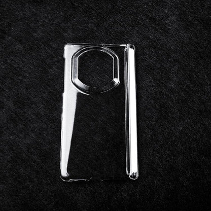 Transparent PC Dual Axis Shockproof Phone Case, For Huawei Pura X Max, For Huawei Mate X7, For Huawei Mate X6, For Huawei Mate X5