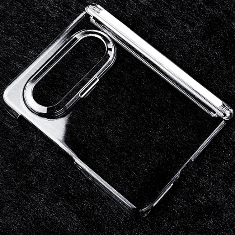 Transparent PC Dual Axis Shockproof Phone Case, For Huawei Pura X Max, For Huawei Mate X7, For Huawei Mate X6, For Huawei Mate X5