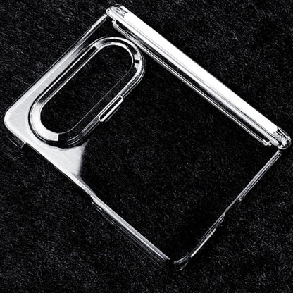 Transparent PC Dual Axis Shockproof Phone Case, For Huawei Pura X Max, For Huawei Mate X7, For Huawei Mate X6, For Huawei Mate X5