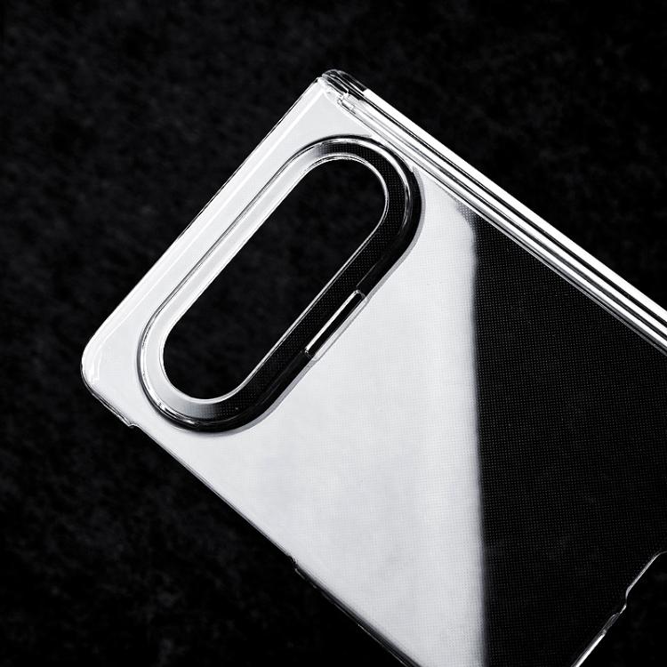 Transparent PC Dual Axis Shockproof Phone Case, For Huawei Pura X Max, For Huawei Mate X7, For Huawei Mate X6, For Huawei Mate X5