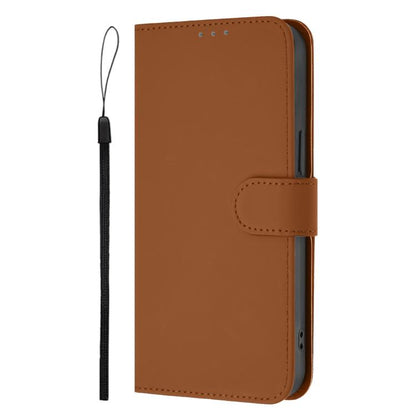 Skin Feel Solid Color Leather Phone Case with Lanyard, For vivo V60 Lite 5G Global, For vivo Y400 5G Global, For vivo V60 5G Global