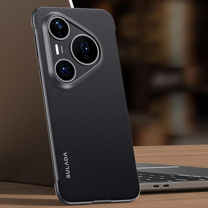 SULADA Frameless Top Layer Cowhide Leather PC Phone Case, For Huawei Pura X View, For Huawei Pura 90 Pro Max 5G, For Huawei Pura 90 Pro 5G, For Huawei Pura 90 5G, For Huawei Mate 80 Pro Max, For Huawei Mate 80 / Mate 80 Pro, For Huawei Pura 80 Ultra 5G...