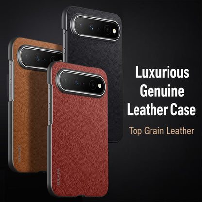 SULADA Frameless Top Layer Cowhide Leather PC Phone Case, For Huawei Pura X View, For Huawei Pura 90 Pro Max 5G, For Huawei Pura 90 Pro 5G, For Huawei Pura 90 5G, For Huawei Mate 80 Pro Max, For Huawei Mate 80 / Mate 80 Pro, For Huawei Pura 80 Ultra 5G...