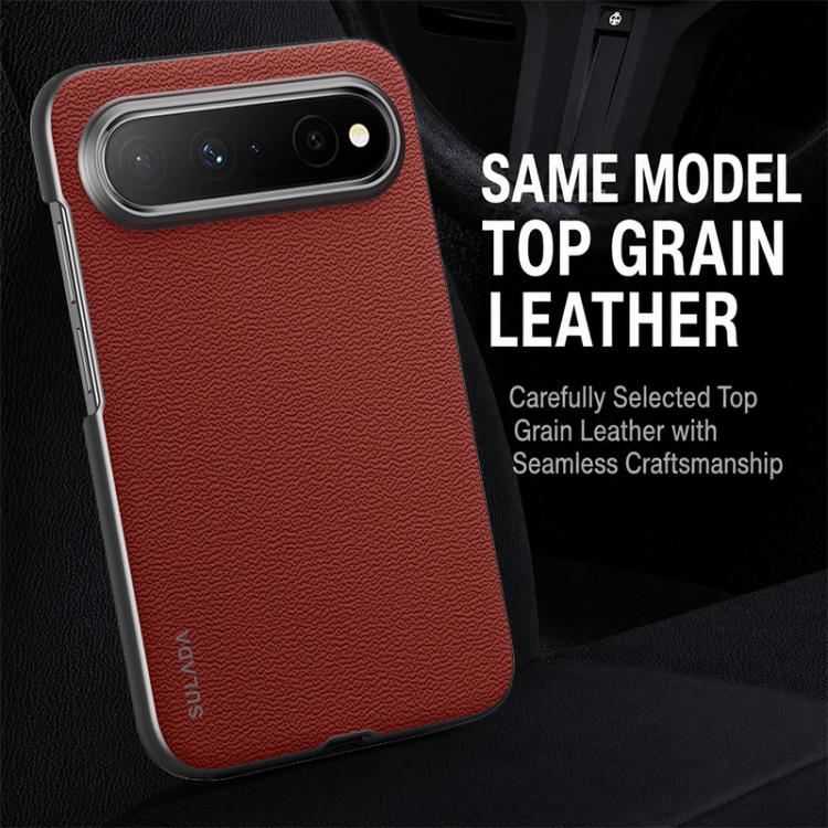 SULADA Frameless Top Layer Cowhide Leather PC Phone Case, For Huawei Pura X View, For Huawei Pura 90 Pro Max 5G, For Huawei Pura 90 Pro 5G, For Huawei Pura 90 5G, For Huawei Mate 80 Pro Max, For Huawei Mate 80 / Mate 80 Pro, For Huawei Pura 80 Ultra 5G...
