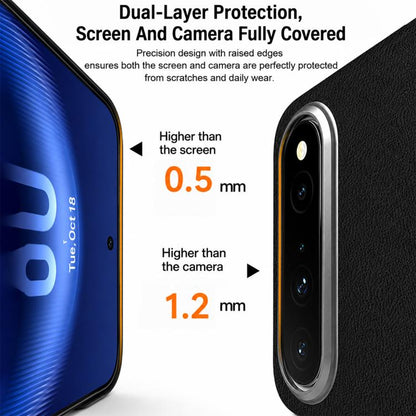 SULADA Frameless Top Layer Cowhide Leather PC Phone Case, For Huawei Pura X View, For Huawei Pura 90 Pro Max 5G, For Huawei Pura 90 Pro 5G, For Huawei Pura 90 5G, For Huawei Mate 80 Pro Max, For Huawei Mate 80 / Mate 80 Pro, For Huawei Pura 80 Ultra 5G...