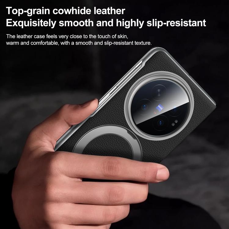 SULADA Smart View Window MagSafe Magnetic Holder Leather Phone Case, For vivo X Fold6 5G, For vivo X Fold5