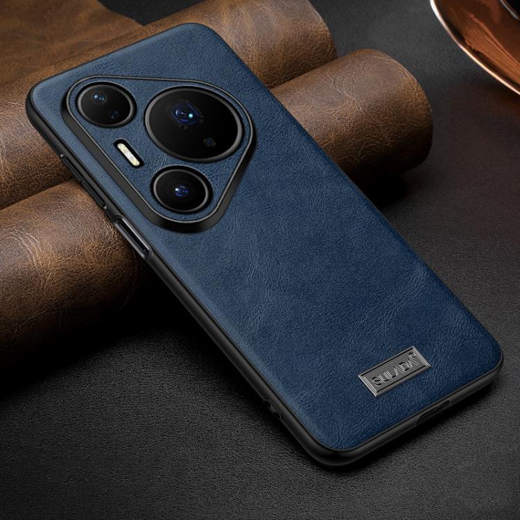 SULADA Shockproof TPU Hybrid Handmade Leather Precise Hole Phone Case, For Huawei Pura X View, For Huawei Pura 90 Pro Max 5G, For Huawei Pura 90 Pro 5G, For Huawei Nova 15 Ultra, For Huawei Nova 15 Pro, For Huawei Nova 15, For Huawei Mate 80 RS Ultimat...