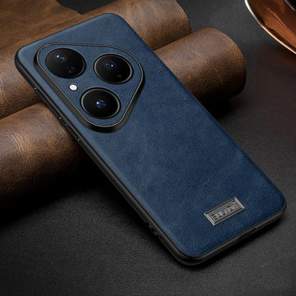 SULADA Shockproof TPU Hybrid Handmade Leather Precise Hole Phone Case, For Huawei Pura X View, For Huawei Pura 90 Pro Max 5G, For Huawei Pura 90 Pro 5G, For Huawei Nova 15 Ultra, For Huawei Nova 15 Pro, For Huawei Nova 15, For Huawei Mate 80 RS Ultimat...