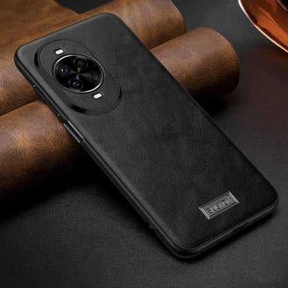 SULADA Shockproof TPU Hybrid Handmade Leather Precise Hole Phone Case, For Huawei Pura X View, For Huawei Pura 90 Pro Max 5G, For Huawei Pura 90 Pro 5G, For Huawei Nova 15 Ultra, For Huawei Nova 15 Pro, For Huawei Nova 15, For Huawei Mate 80 RS Ultimat...