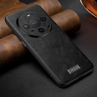 SULADA Shockproof TPU Hybrid Handmade Leather Precise Hole Phone Case, For Huawei Pura X View, For Huawei Pura 90 Pro Max 5G, For Huawei Pura 90 Pro 5G, For Huawei Nova 15 Ultra, For Huawei Nova 15 Pro, For Huawei Nova 15, For Huawei Mate 80 RS Ultimat...