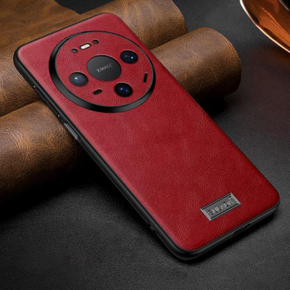 SULADA Shockproof TPU Hybrid Handmade Leather Precise Hole Phone Case, For Huawei Pura X View, For Huawei Pura 90 Pro Max 5G, For Huawei Pura 90 Pro 5G, For Huawei Nova 15 Ultra, For Huawei Nova 15 Pro, For Huawei Nova 15, For Huawei Mate 80 RS Ultimat...