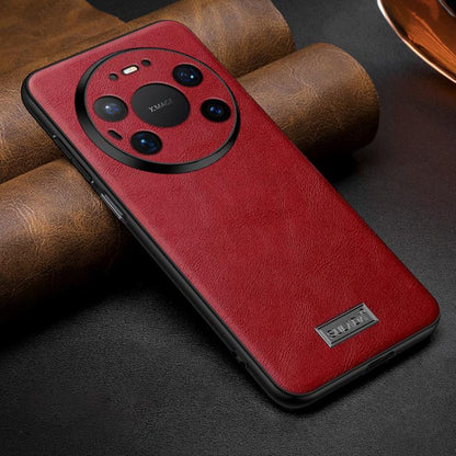 SULADA Shockproof TPU Hybrid Handmade Leather Precise Hole Phone Case, For Huawei Pura X View, For Huawei Pura 90 Pro Max 5G, For Huawei Pura 90 Pro 5G, For Huawei Nova 15 Ultra, For Huawei Nova 15 Pro, For Huawei Nova 15, For Huawei Mate 80 RS Ultimat...