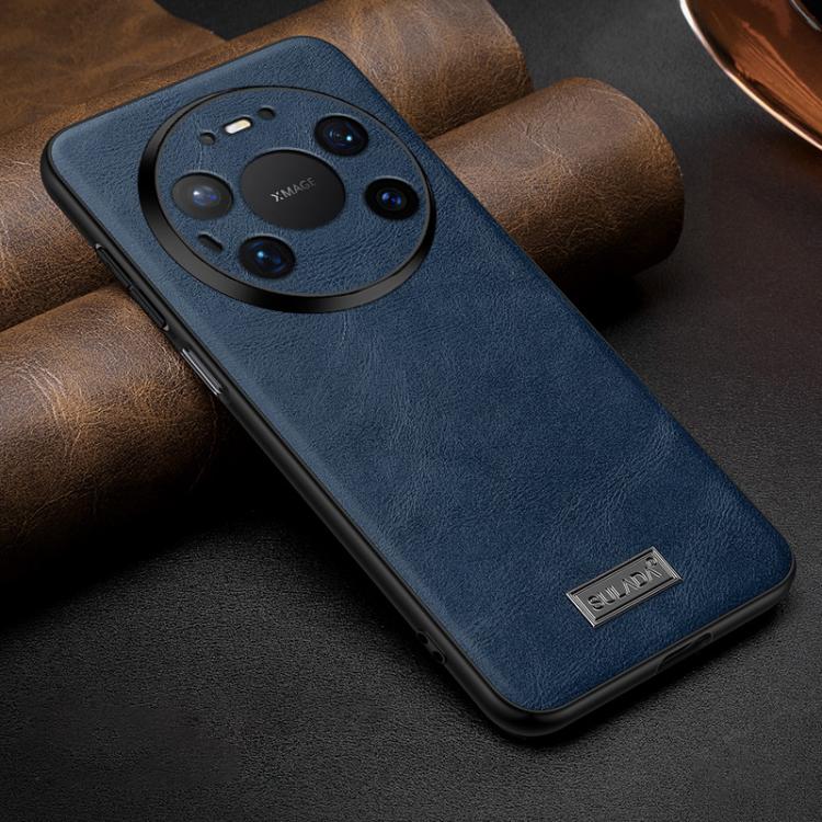 SULADA Shockproof TPU Hybrid Handmade Leather Precise Hole Phone Case, For Huawei Pura X View, For Huawei Pura 90 Pro Max 5G, For Huawei Pura 90 Pro 5G, For Huawei Nova 15 Ultra, For Huawei Nova 15 Pro, For Huawei Nova 15, For Huawei Mate 80 RS Ultimat...