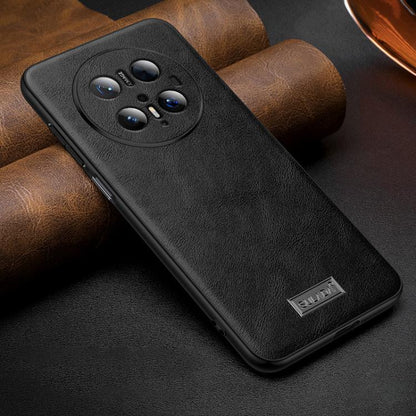 SULADA Shockproof TPU Hybrid Handmade Leather Precise Hole Phone Case, For Huawei Pura X View, For Huawei Pura 90 Pro Max 5G, For Huawei Pura 90 Pro 5G, For Huawei Nova 15 Ultra, For Huawei Nova 15 Pro, For Huawei Nova 15, For Huawei Mate 80 RS Ultimat...