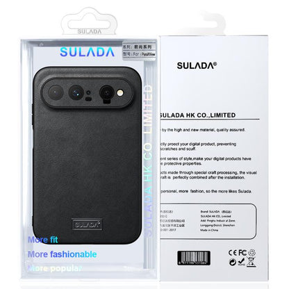 SULADA Shockproof TPU Hybrid Handmade Leather Precise Hole Phone Case, For Huawei Pura X View, For Huawei Pura 90 Pro Max 5G, For Huawei Pura 90 Pro 5G, For Huawei Nova 15 Ultra, For Huawei Nova 15 Pro, For Huawei Nova 15, For Huawei Mate 80 RS Ultimat...