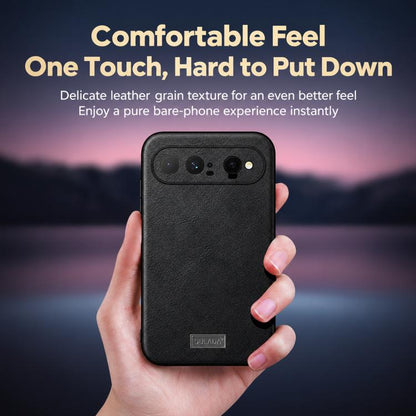 SULADA Shockproof TPU Hybrid Handmade Leather Precise Hole Phone Case, For Huawei Pura X View, For Huawei Pura 90 Pro Max 5G, For Huawei Pura 90 Pro 5G, For Huawei Nova 15 Ultra, For Huawei Nova 15 Pro, For Huawei Nova 15, For Huawei Mate 80 RS Ultimat...