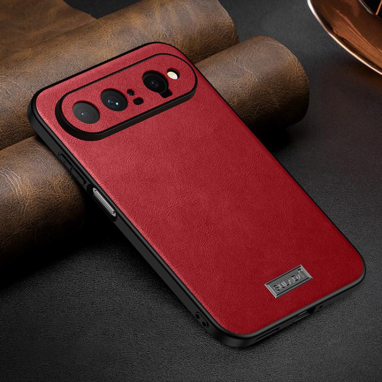 SULADA Shockproof TPU Hybrid Handmade Leather Precise Hole Phone Case, For Huawei Pura X View, For Huawei Pura 90 Pro Max 5G, For Huawei Pura 90 Pro 5G, For Huawei Nova 15 Ultra, For Huawei Nova 15 Pro, For Huawei Nova 15, For Huawei Mate 80 RS Ultimat...