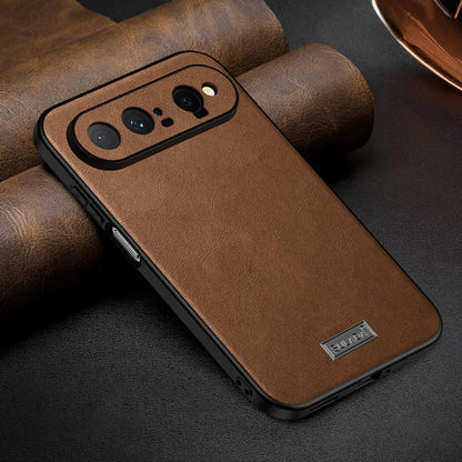 SULADA Shockproof TPU Hybrid Handmade Leather Precise Hole Phone Case, For Huawei Pura X View, For Huawei Pura 90 Pro Max 5G, For Huawei Pura 90 Pro 5G, For Huawei Nova 15 Ultra, For Huawei Nova 15 Pro, For Huawei Nova 15, For Huawei Mate 80 RS Ultimat...