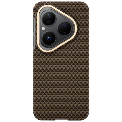 Metal Frame Nanofiber MagSafe Magnetic Phone Case, For Huawei Pura 90 Pro 5G, For Huawei Pura 80 Ultra 5G, For Huawei Pura 80 Pro 5G, For Huawei Pura 80 5G