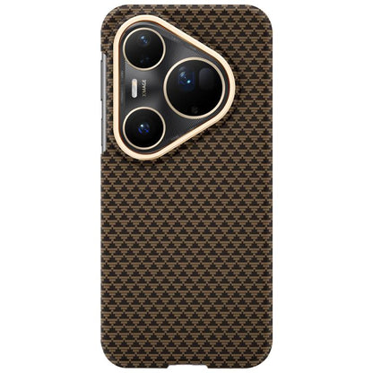 Metal Frame Nanofiber MagSafe Magnetic Phone Case, For Huawei Pura 90 Pro 5G, For Huawei Pura 80 Ultra 5G, For Huawei Pura 80 Pro 5G, For Huawei Pura 80 5G