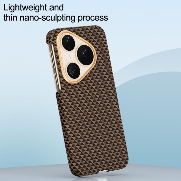 Metal Frame Nanofiber MagSafe Magnetic Phone Case, For Huawei Pura 90 Pro 5G, For Huawei Pura 80 Ultra 5G, For Huawei Pura 80 Pro 5G, For Huawei Pura 80 5G