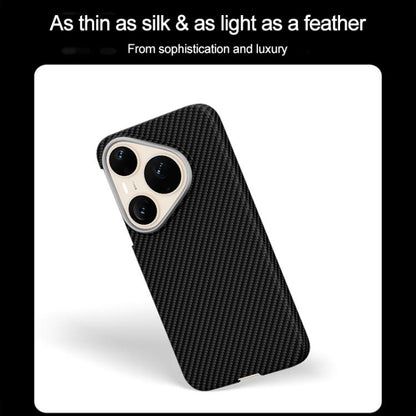 600D Fine Grain Series Carbon Fiber MagSafe Phone Case, For Huawei Pura 90 Pro 5G, For Huawei Pura 80 Ultra 5G, For Huawei Pura 80 Pro 5G, For Huawei Pura 80 5G
