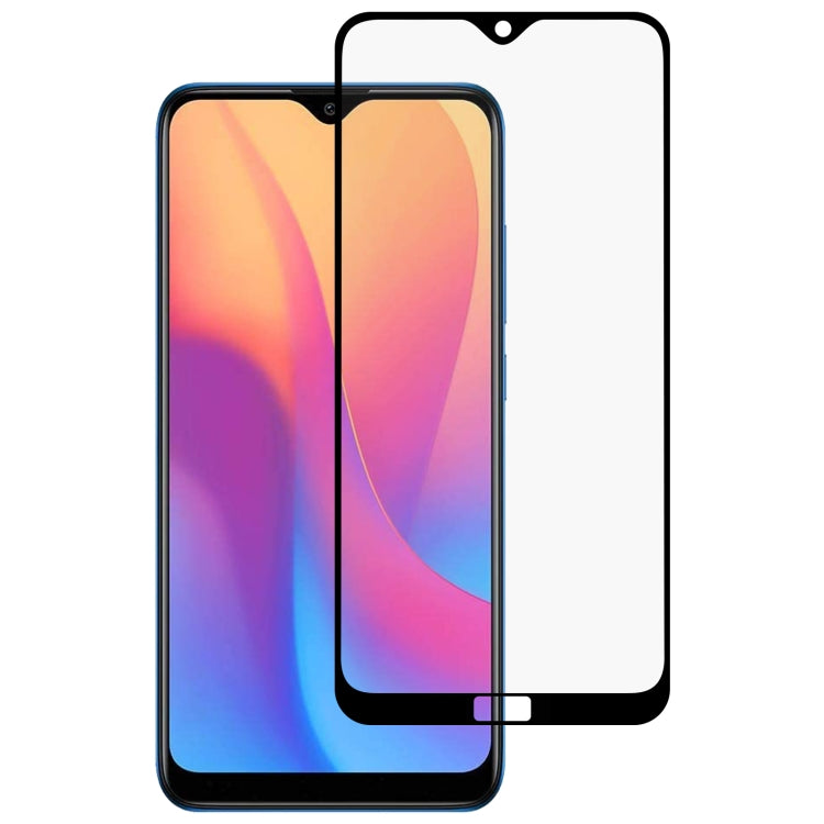 Full screen tempered glass screen protector with cutouts for phone display and sensors