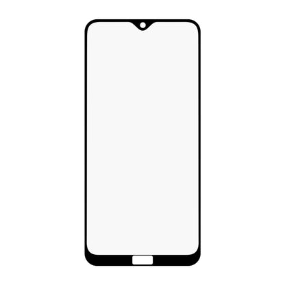 Full screen tempered glass screen protector for a smartphone, black edge border