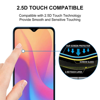 Full screen tempered glass screen protector with 2.5D rounded touch edges
