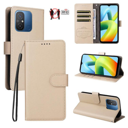 Litchi Texture RFID Blocking 3-Card Wallet Leather Phone Case, For Redmi K70E, For Redmi Note 13 Pro 5G / Poco X6 5G, For Redmi Note 13 5G, For Redmi Note 13 Pro+ 5G, For Redmi 12 4G / 5G / Note 12R, For Redmi Note 12 Turbo / Poco F5                   ...