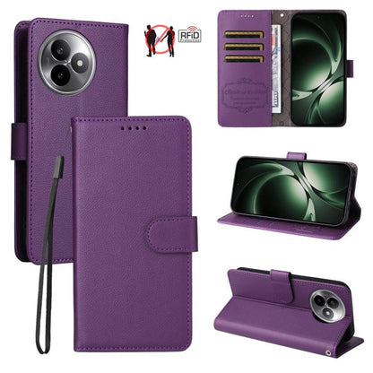 Litchi Texture RFID Blocking 3-Card Wallet Leather Phone Case, For Redmi Note 17 5G / 4G Global 169.7mm, For Redmi 17C 5G, For Redmi Note 17 Pro+ 5G Global 163.4mm, For Redmi 17 5G / 4G Global 170mm, For Redmi K90 Max 5G / K90 Ultra 5G, For Redmi 15a 5...
