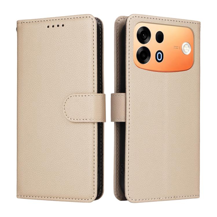 Litchi Texture RFID Blocking 3-Card Wallet Leather Phone Case, For OPPO A7 Pro Max 5G, For OPPO F33 Pro 5G, For OPPO Reno15 F 5G, For OPPO Reno15 5G Global / Reno 15c 5G, For OPPO A6 4G / 5G / A6x 5G Global, For OPPO Find X9                            ...