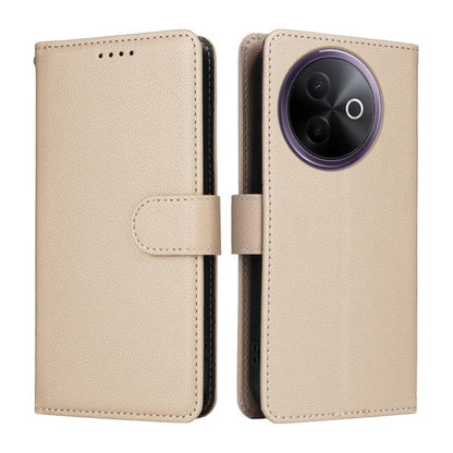 Litchi Texture RFID Blocking 3-Card Wallet Leather Phone Case, For vivo Y39 5G / vivo Y300i, For vivo Y200 India / V30 Lite 5G / V29e, For vivo V40 Lite 4G / 5G IDN / Y300 / Y200 5G, For vivo Y100 IDN / Y200e / T3 / V30 Lite ME                         ...