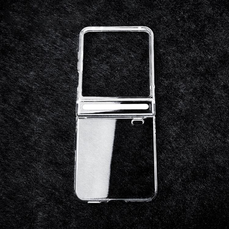 Transparent PC Dual Axis Shockproof Phone Case, For Honor Magic V Flip 2, For Honor Magic V5