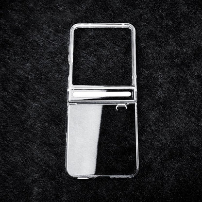 Transparent PC Dual Axis Shockproof Phone Case, For Honor Magic V Flip 2, For Honor Magic V5