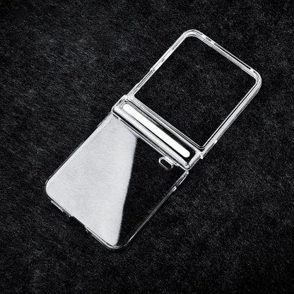 Transparent PC Dual Axis Shockproof Phone Case, For Honor Magic V Flip 2, For Honor Magic V5
