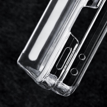 Transparent PC Dual Axis Shockproof Phone Case, For Honor Magic V Flip 2, For Honor Magic V5