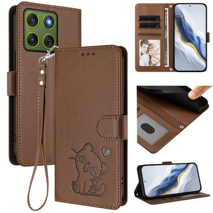 Embossed Heart Cat Leather Phone Case with Hand Strap, For Motorola Moto G Max / G87 / G77 / G67, For Motorola Moto G47 5G / G37 / G37 Power 5G, For Motorola Edge 70 Pro 5G, For Motorola Moto X70 Air Pro / Signature 5G                                  ...