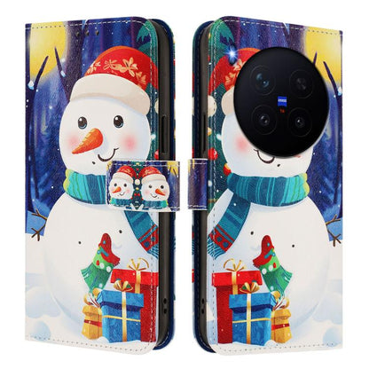 Christmas Series Buckle Leather Phone Case with Hand Strap, For vivo X300 Pro 5G, For vivo X300 5G, For vivo Y31 5G Global, For vivo V60 Lite 5G Global, For vivo Y400 5G, For vivo V60 5G