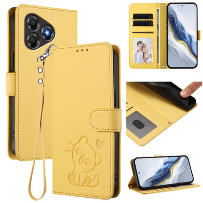 Embossed Heart Cat Leather Phone Case with Hand Strap, For ZTE Blade A36 4G, For ZTE Blade A56 4G, For ZTE nubia Neo 3, For ZTE nubia RedMagic 10 Air, For ZTE Kantan Sumaho 4 A402ZT, For ZTE Blade V60 4G / Axon 60 4G, For ZTE Blade A35e                ...