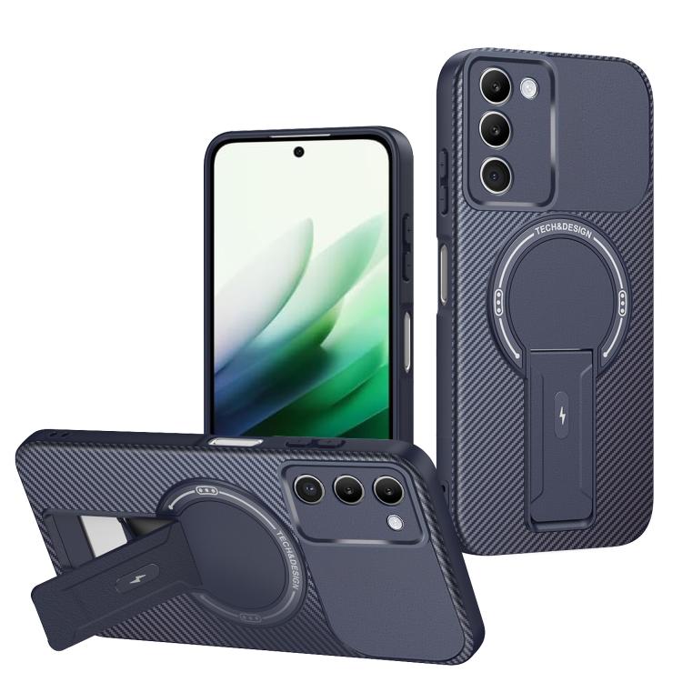 Carbon Fiber Texture MagSafe Phone Case with Holder, For Redmi K90 Pro Max / Poco F8 Ultra, For Redmi 15C 5G / 4G EU 173mm, For Redmi 15 5G Global / 15 4G SEA 169mm, For Redmi 15 5G / 4G EU 171mm, For Redmi 15C 5G / 4G Global 171mm                     ...