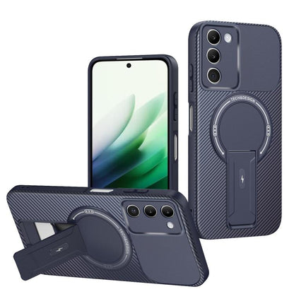 Carbon Fiber Texture MagSafe Phone Case with Holder, For Redmi K90 Pro Max / Poco F8 Ultra, For Redmi 15C 5G / 4G EU 173mm, For Redmi 15 5G Global / 15 4G SEA 169mm, For Redmi 15 5G / 4G EU 171mm, For Redmi 15C 5G / 4G Global 171mm                     ...