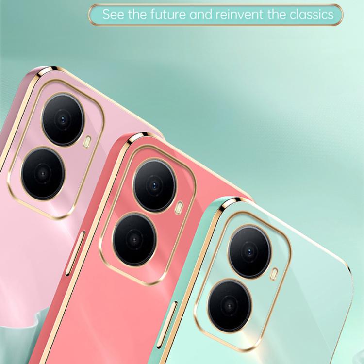 XINLI Straight Edge 6D Electroplate TPU Phone Case with Ring Holder, For Wiko Hi Enjoy 80 Plus, For Wiko Hi Enjoy 80 Pro