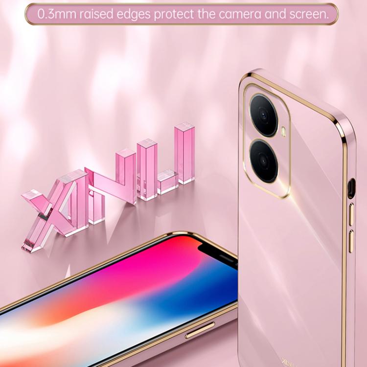 XINLI Straight Edge 6D Electroplate TPU Phone Case, For Wiko Hi Enjoy 80 Plus, For Wiko Hi Enjoy 80 Pro
